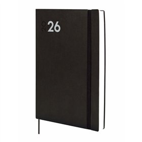 Diary Finocam Black 16,5 x 24 cm