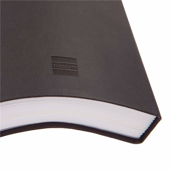 Diary Finocam Black 16,5 x 24 cm