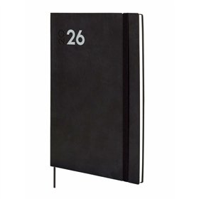 Diary Finocam Black 16,5 x 24 cm