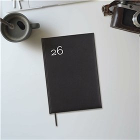 Diary Finocam DYNAMIC MILANO Black 16,5 x 24 cm