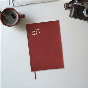 Diary Finocam Burgundy 16,5 x 24 cm