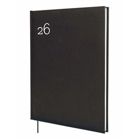 Diary Finocam Black 21 x 27 cm