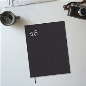 Diary Finocam Black 21 x 27 cm
