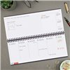 Weekly Planner Finocam Grey Paper 29 x 11,6 cm