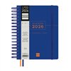 Diary Finocam TEMPUS Blue Quarto 15,5 x 21,7 cm 2026