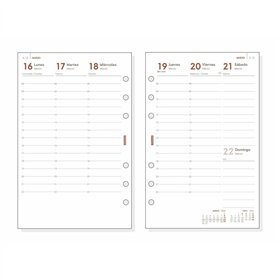 Diary Refill Finocam OPEN R599 2026 11,7 x 18,1 cm
