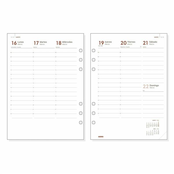 Diary Refill Finocam OPEN R1099 2026 15,5 x 21,5 cm