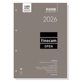 Diary Refill Finocam OPEN R4098 A4 2026 21 x 29,7 cm