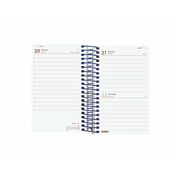 Diary Finocam YEAR Blue Mini 7,9 x 12,7 cm 2026