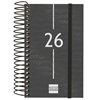 Diary Finocam YEAR Black Mini 7,9 x 12,7 cm 2026