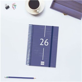 Diary Finocam YEAR Blue 11,7 x 18,1 cm 2026