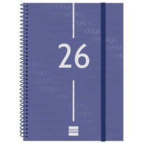 Diary Finocam YEAR Blue A5 15,5 x 21,2 cm 2026
