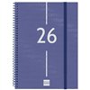 Diary Finocam YEAR Blue A5 15,5 x 21,2 cm 2026