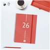 Diary Finocam YEAR Red A5 15,5 x 21,2 cm 2026