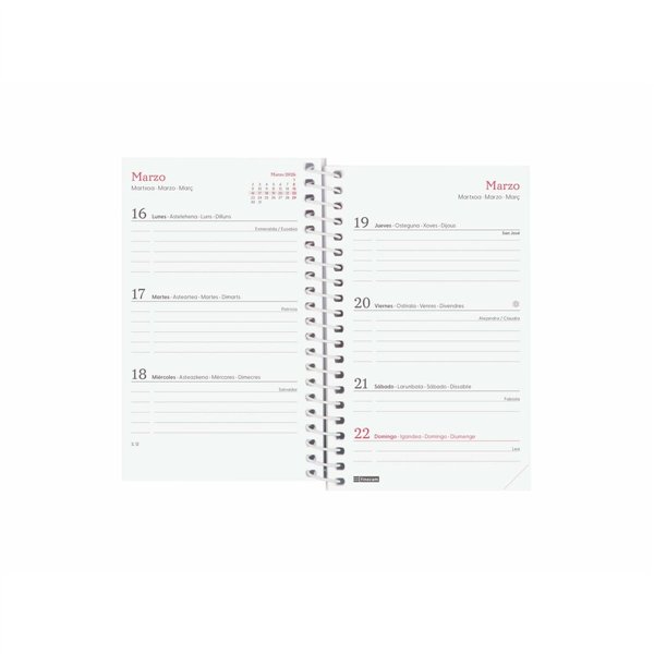 Diary Finocam DESIGN COLLECTION Ahora Mini 7,9 x 12,7 cm 2026
