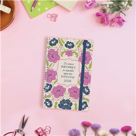 Diary Finocam DESIGN COLLECTION Imposible 11,7 x 18,1 cm 2026
