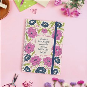 Diary Finocam DESIGN COLLECTION Imposible A5 15,5 x 21,2 cm 2026