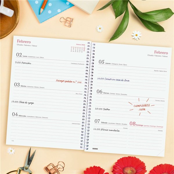 Diary Finocam DESIGN COLLECTION Ahora A5 15,5 x 21,2 cm 2026