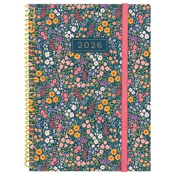 Diary Finocam DESIGN COLLECTION Flora A5 15,5 x 21,2 cm 2026