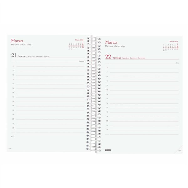 Diary Finocam DESIGN COLLECTION Ahora A5 15,5 x 21,2 cm 2026