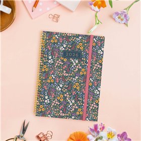 Diary Finocam DESIGN COLLECTION Flora A5 15,5 x 21,2 cm 2026