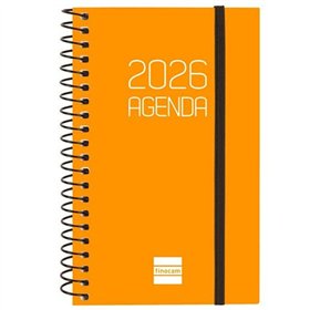 Diary Finocam OPAQUE Orange Mini 7,9 x 12,7 cm 2026