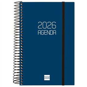 Diary Finocam OPAQUE Blue 11,7 x 18,1 cm 2026