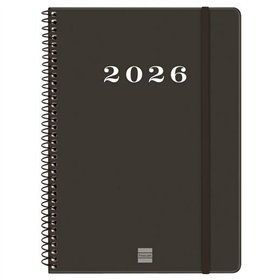 Diary Finocam MY Black A5 15,5 x 21,2 cm 2026