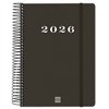 Diary Finocam MY Black A5 15,5 x 21,2 cm 2026