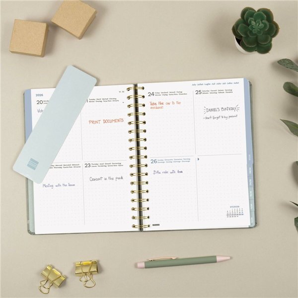 Diary Finocam OPTIMAL Quarto 15,5 x 21,5 cm 2026