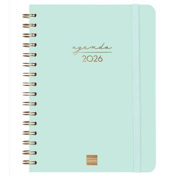 Diary Finocam ALMA Mint A5 15,5 x 21,2 cm