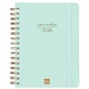 Diary Finocam Alma Mint A5 15,5 x 21,2 cm 2026
