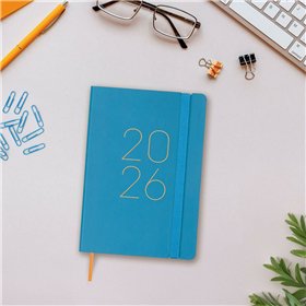 Diary Finocam FLEXI Blue 11,8 x 16,8 cm 2026