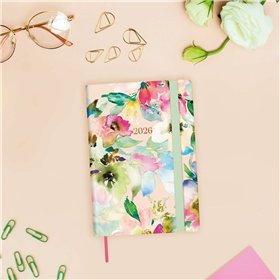 Diary Finocam FLEXI JOY Bloom 11,8 x 16,8 cm 2026