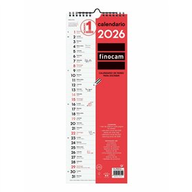 Wall calendar Finocam Paper 15,5 x 43 cm