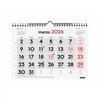 Wall calendar Finocam A5 Paper 2026 21 x 15 cm