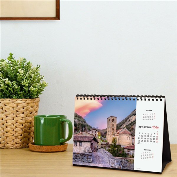 Desktop Calendar Finocam Multicolour Paper 21 x 15 cm