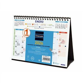 Desktop Calendar Finocam Multicolour Paper 21 x 15 cm