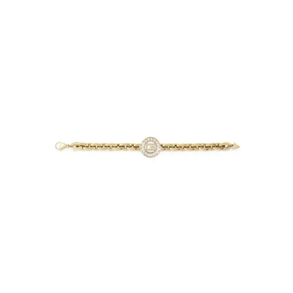 Ladies' Bracelet Guess JUBB03010JWYG 22 cm
