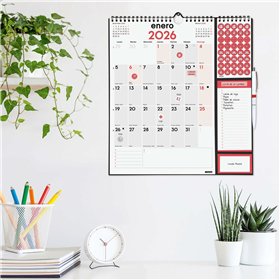 Wall calendar Finocam Plus Paper 2026 21,5 x 32,5 cm