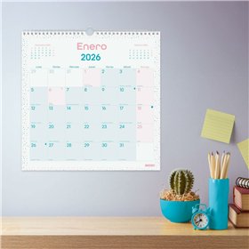 Wall calendar Finocam Multicolour Paper 30 x 30 cm