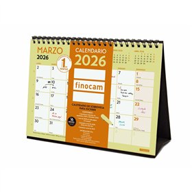 Desktop Calendar Finocam Multicolour Paper 21 x 15 cm