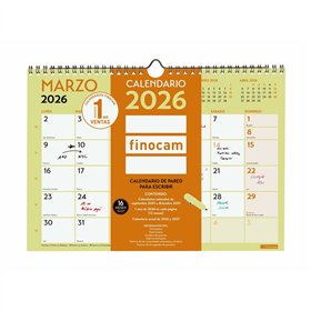 Wall calendar Finocam Multicolour A4 Paper
