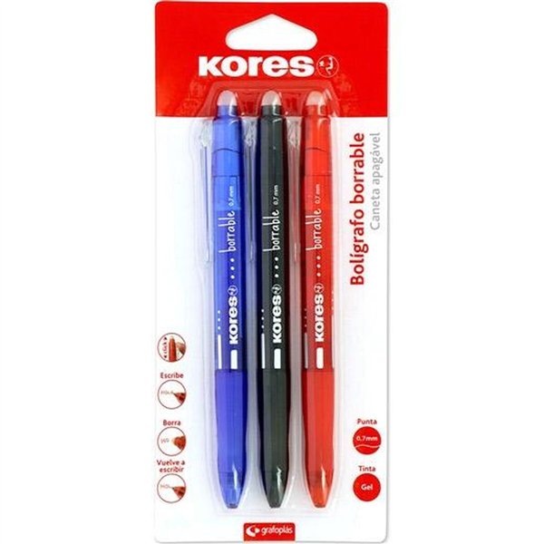 Gel pen Kores Multicolour 0,7 mm (12 Units)
