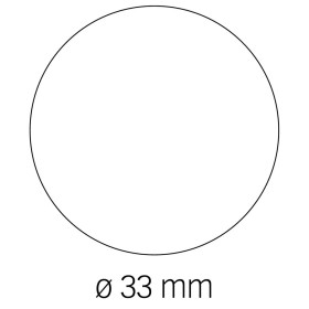 Stickers Apli Yellow Circular