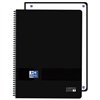 Notebook Oxford LIVE&GO Black A4 80 Sheets (5 Units)