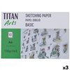 Drawing paper Titan Arts BASIC White A4 10 Sheets (3 Units)