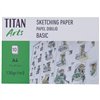 Drawing paper Titan Arts BASIC White A4 10 Sheets (3 Units)