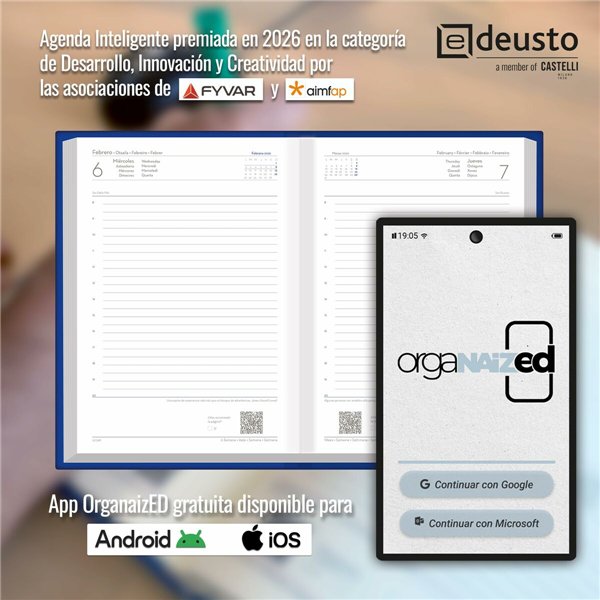 Appointment book Deusto PREMIUM Green A5 14,5 x 20,5 cm 2026