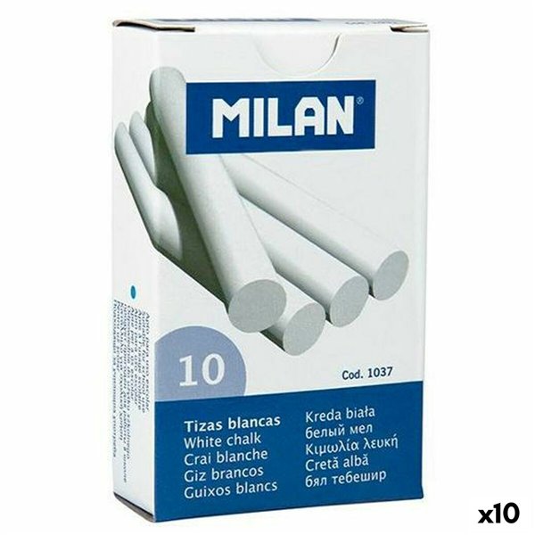 Chalks Milan White 10 Pieces (10 Units)